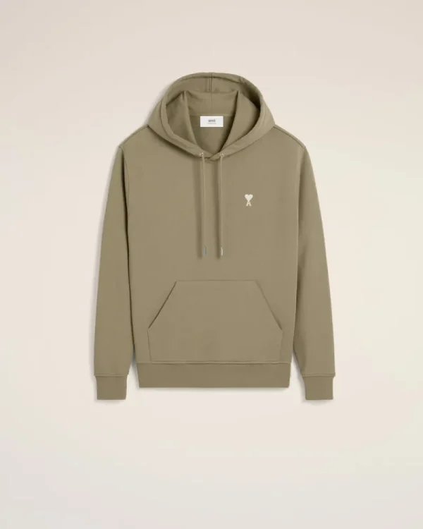 Clearance Green Cotton Ami de Coeur Hoodie Sweatshirts & Hoodies | Ami De Coeur