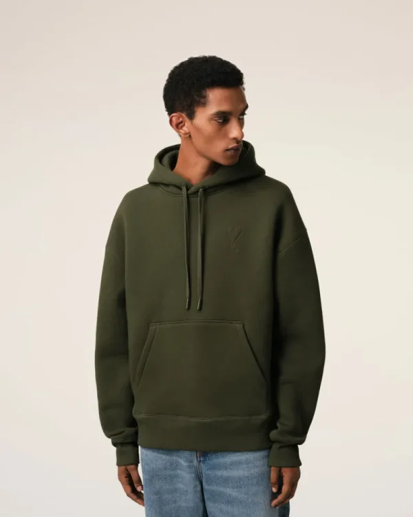 Best Sale Green Cotton Ami de Coeur Hoodie Women Sweatshirts & Hoodies | Ami De Coeur