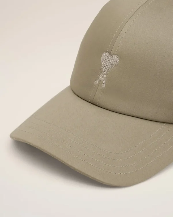Best Sale Green Cotton Ami de Coeur Embroidery Cap Women Caps | Ami De Coeur