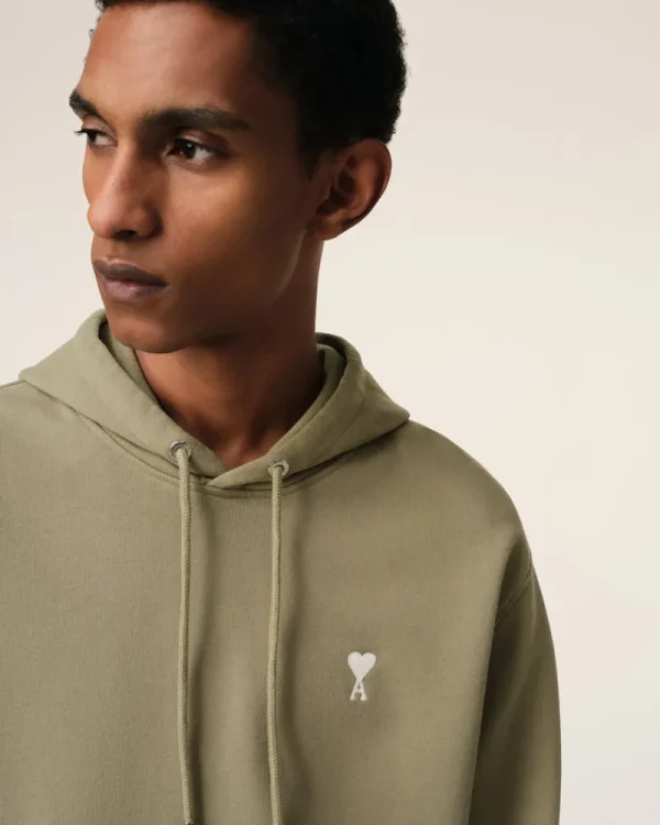Clearance Green Cotton Ami de Coeur Hoodie Sweatshirts & Hoodies | Ami De Coeur