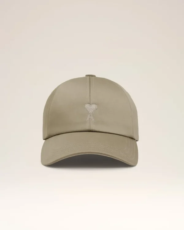 Best Sale Green Cotton Ami de Coeur Embroidery Cap Women Caps | Ami De Coeur
