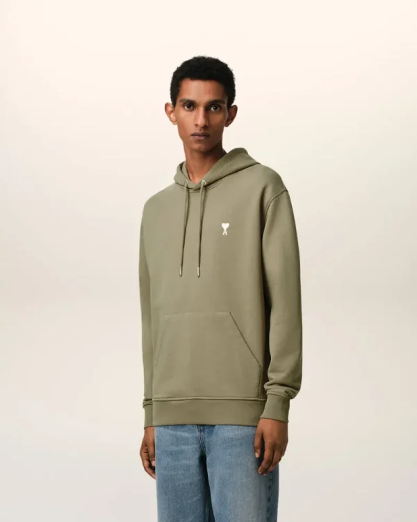 Clearance Green Cotton Ami de Coeur Hoodie Sweatshirts & Hoodies | Ami De Coeur