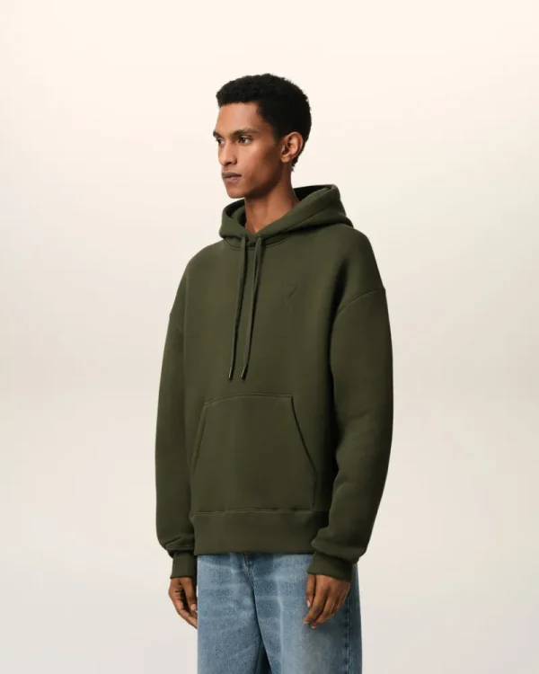 Best Sale Green Cotton Ami de Coeur Hoodie Women Sweatshirts & Hoodies | Ami De Coeur