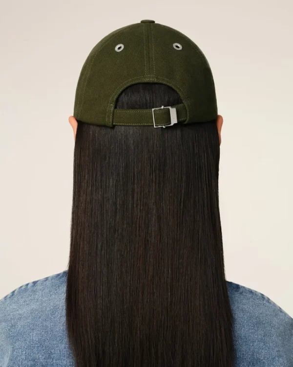 Fashion Green Cotton Embossed Ami de Coeur Cap Women Caps | Ami De Coeur