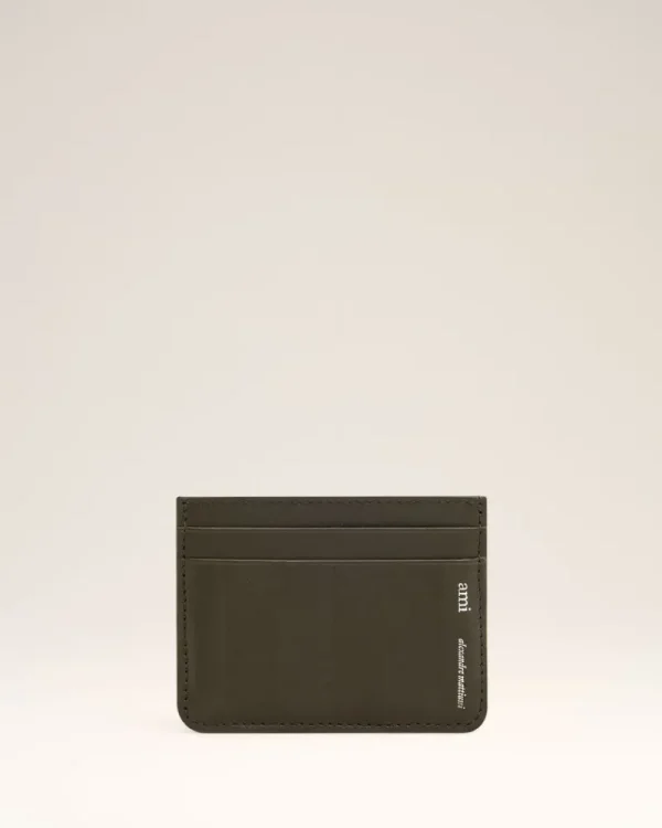 Cheap Green Leather Midi Card Holder Women Card Holders | Small Leather Goods