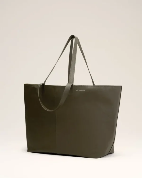 Best Sale Green Leather Midi Maxi Tote Bag Women Tote Bags | Bags