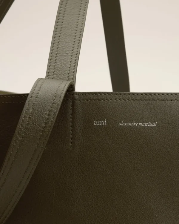 Best Sale Green Leather Midi Maxi Tote Bag Women Tote Bags | Bags