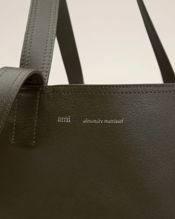 Cheap Green Leather Midi Tote Bag Women Tote Bags | Bags