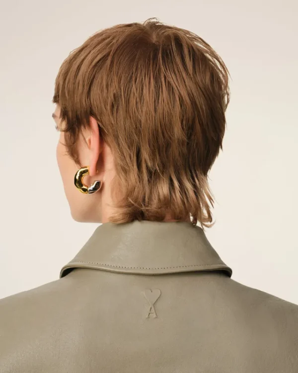 Hot Green Leather Zipped Jacket Women Coats & Jackets | Coats & Jackets