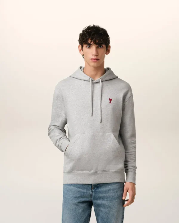 Best Grey Cotton Ami de Coeur Hoodie Women Sweatshirts & Hoodies | Ami De Coeur