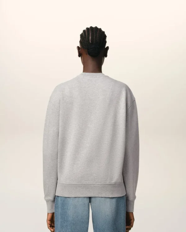 Clearance Grey Cotton Ami de Coeur Sweatshirt Women Sweatshirts & Hoodies | Ami De Coeur