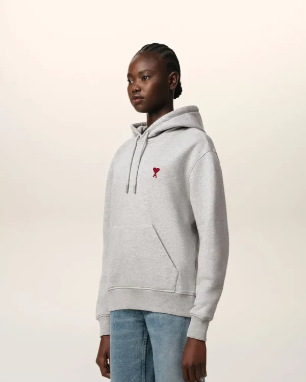 Best Grey Cotton Ami de Coeur Hoodie Women Sweatshirts & Hoodies | Ami De Coeur