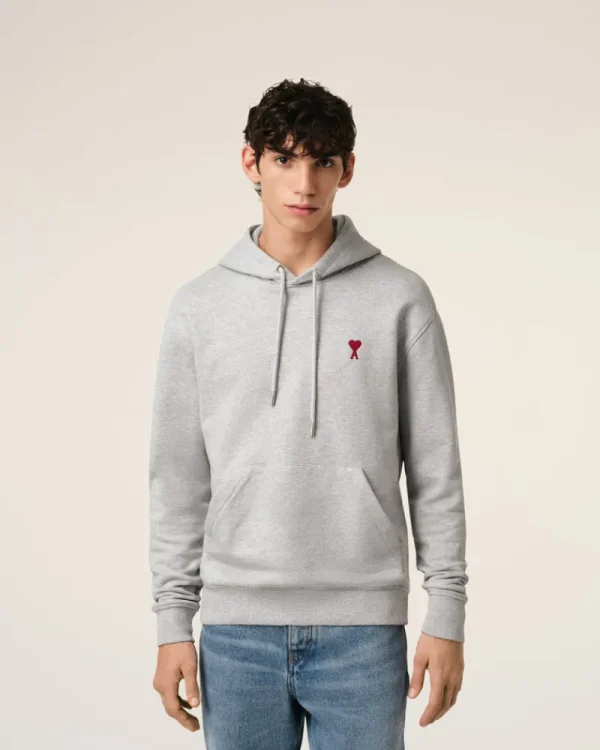 Best Grey Cotton Ami de Coeur Hoodie Women Sweatshirts & Hoodies | Ami De Coeur