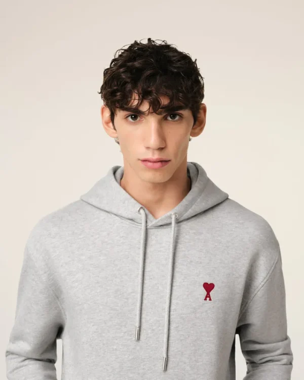 Best Grey Cotton Ami de Coeur Hoodie Women Sweatshirts & Hoodies | Ami De Coeur