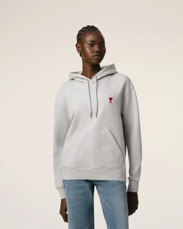 Best Grey Cotton Ami de Coeur Hoodie Women Sweatshirts & Hoodies | Ami De Coeur