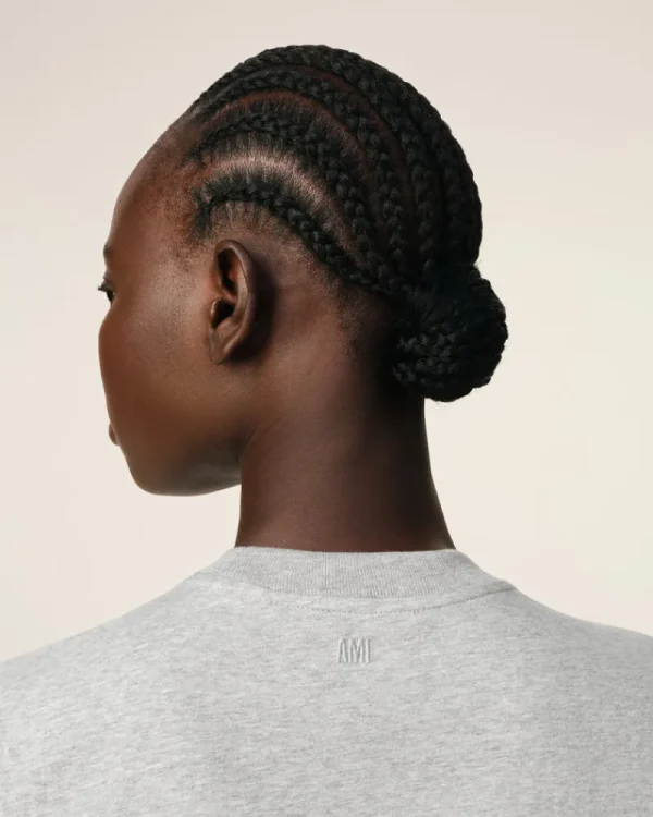 Cheap Grey Cotton Ami de Coeur T-Shirt Women T-shirts & Polos | Ami De Coeur