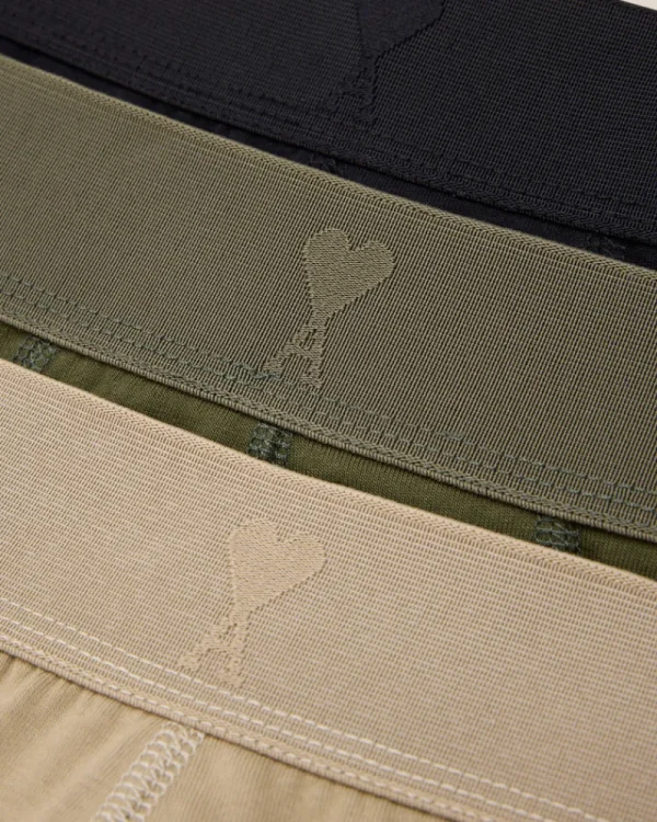 Flash Sale Grey Cotton Jersey Three Pack Boxers Underwear | Ami De Coeur