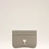 Flash Sale Grey Leather Paris Paris Card Holder Women Card Holders | Small Leather Goods