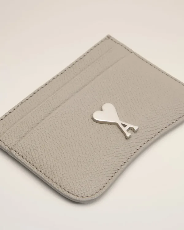 Flash Sale Grey Leather Paris Paris Card Holder Women Card Holders | Small Leather Goods