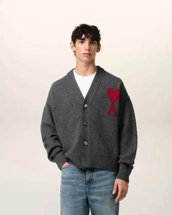 Flash Sale Grey Wool Ami de Coeur Cardigan Women Sweaters & Cardigans | Ami De Coeur