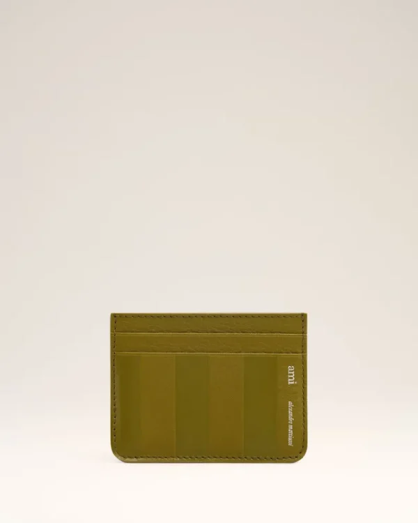 Discount Khaki Leather Midi Card Holder Women Card Holders | Small Leather Goods