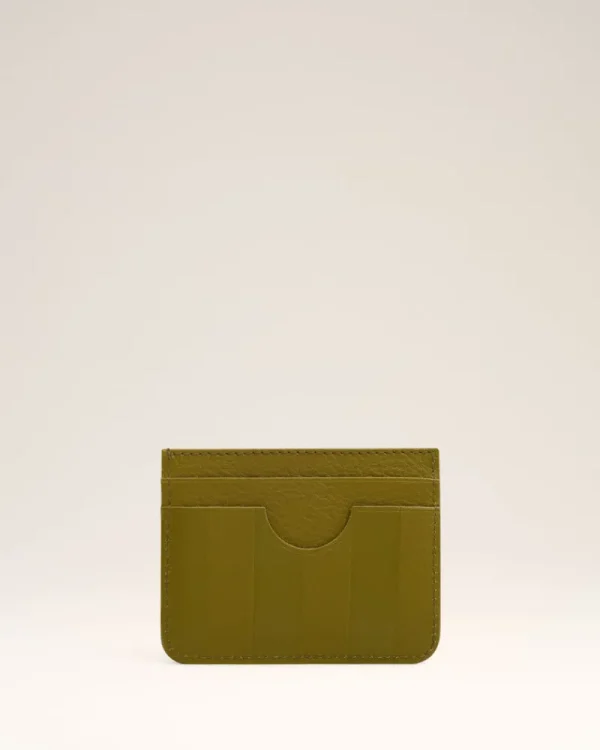 Discount Khaki Leather Midi Card Holder Women Card Holders | Small Leather Goods