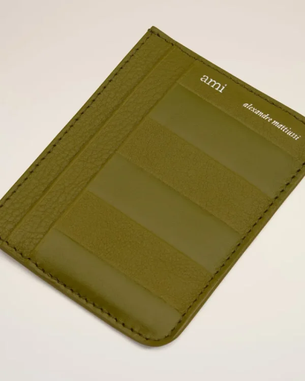 Discount Khaki Leather Midi Card Holder Women Card Holders | Small Leather Goods