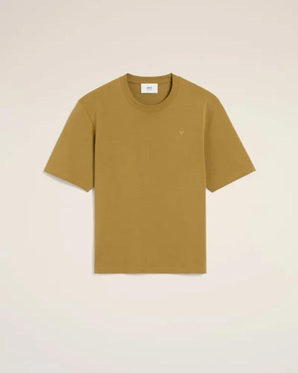 Discount Mustard Cotton Tonal Ami de Coeur T-Shirt Women T-shirts & Polos | Ami De Coeur
