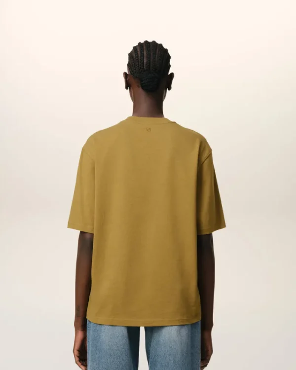 Discount Mustard Cotton Tonal Ami de Coeur T-Shirt Women T-shirts & Polos | Ami De Coeur