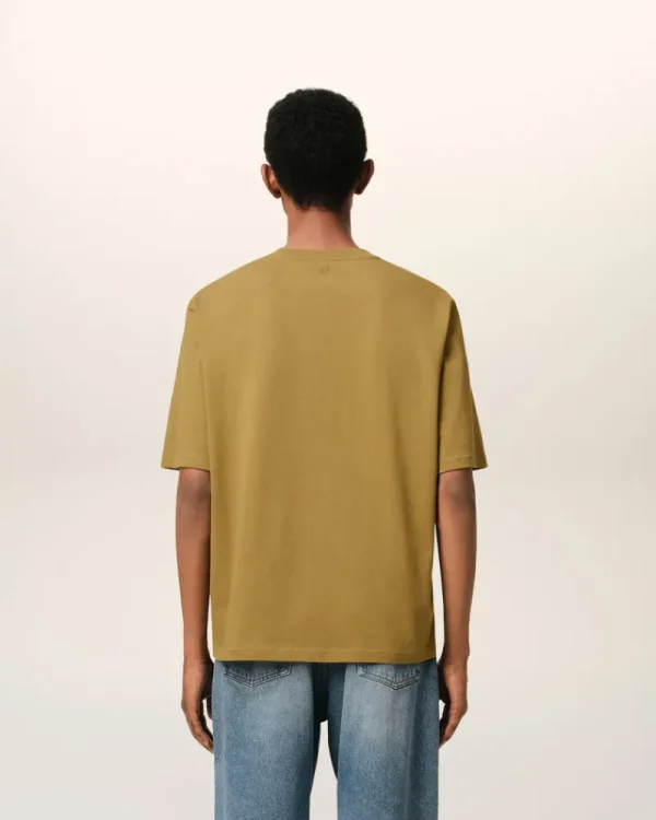 Discount Mustard Cotton Tonal Ami de Coeur T-Shirt Women T-shirts & Polos | Ami De Coeur