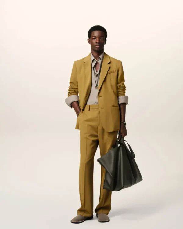 Best Sale Mustard Wool Semi-Lined Jacket Tailoring | Coats & Jackets