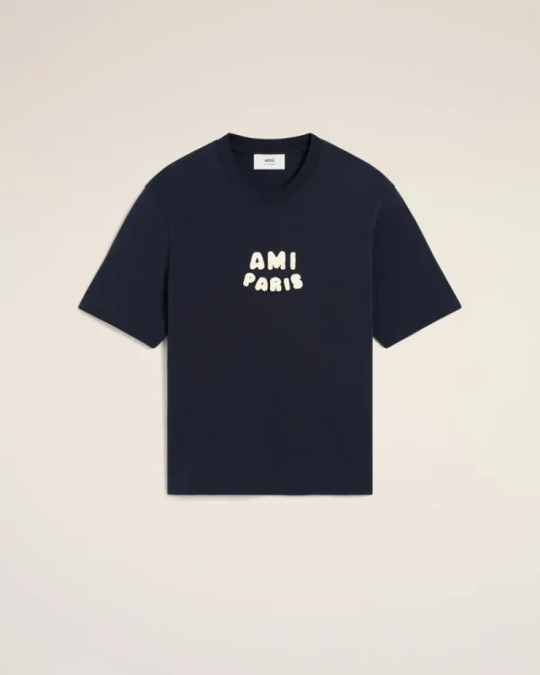 Best Navy Cotton Patch T-Shirt Women T-shirts & Polos | Ami De Coeur
