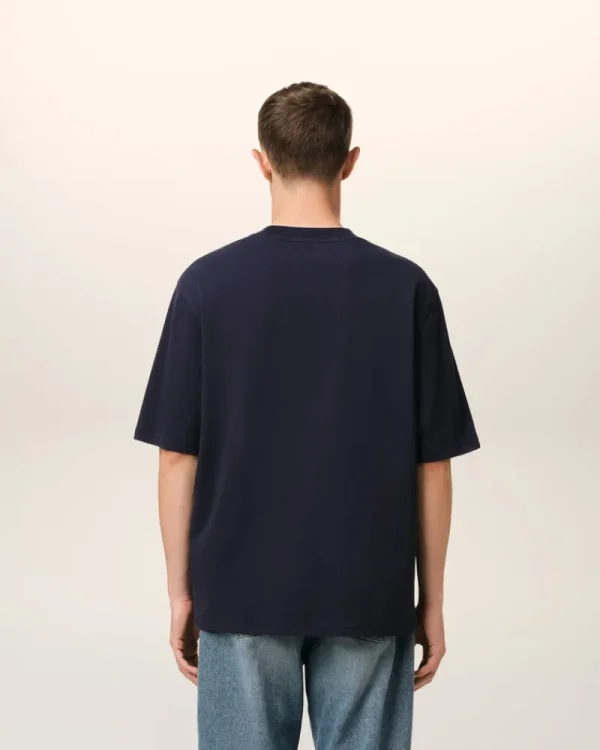 Best Navy Cotton Patch T-Shirt Women T-shirts & Polos | Ami De Coeur