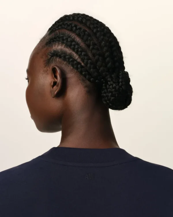 Best Navy Cotton Patch T-Shirt Women T-shirts & Polos | Ami De Coeur