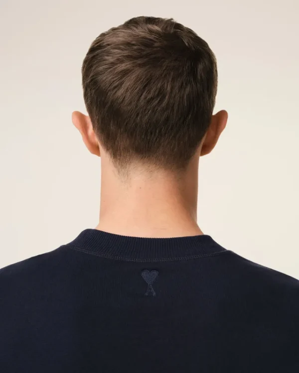 Best Sale Navy Cotton Sweatshirt Sweatshirts & Hoodies