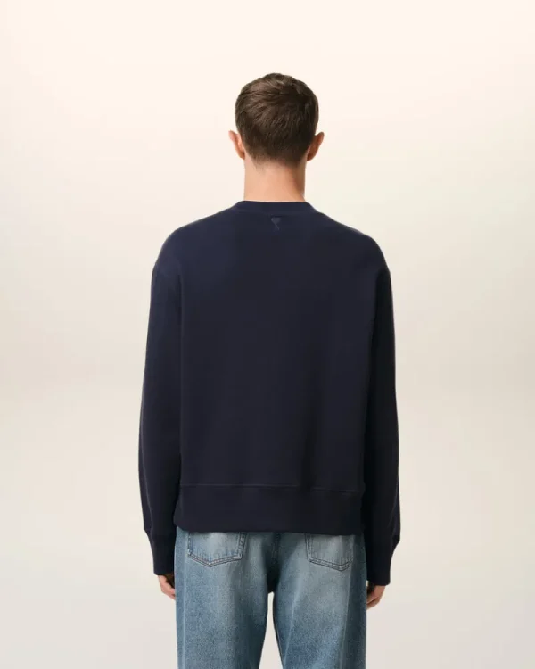 Best Sale Navy Cotton Sweatshirt Sweatshirts & Hoodies