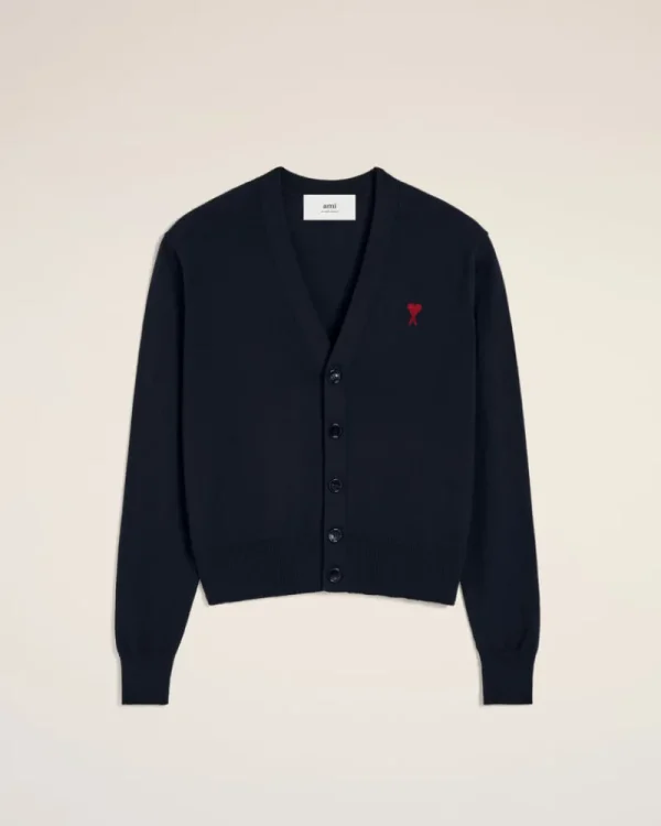 Clearance Navy Wool Ami de Coeur Cardigan Women Sweaters & Cardigans | Ami De Coeur