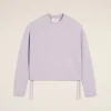 Outlet Purple Cotton Ami de Coeur Sweatshirt Women Sweatshirts & Hoodies | Ami De Coeur