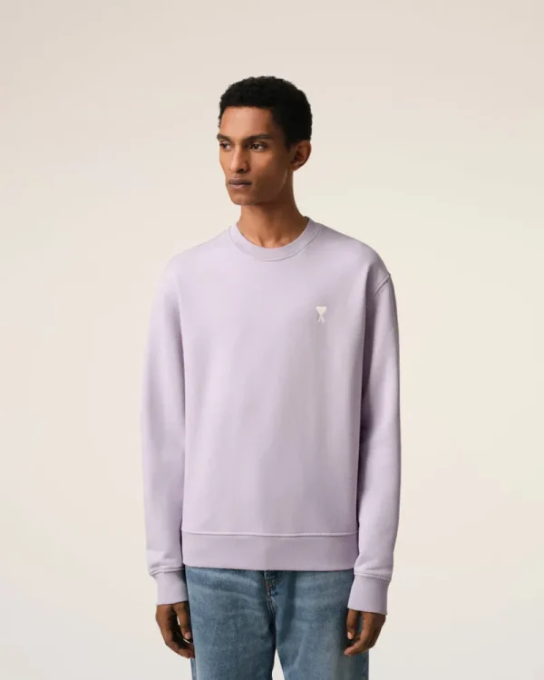 Shop Purple Cotton Ami de Coeur Sweatshirt Sweatshirts & Hoodies | Ami De Coeur