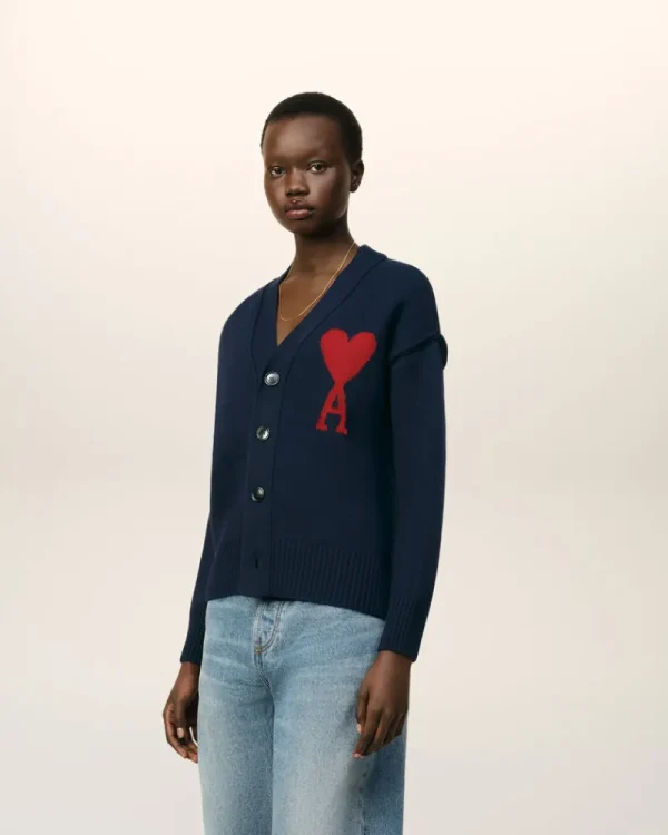 Discount Red Ami de Coeur Cardigan Women Sweaters & Cardigans | Ami De Coeur