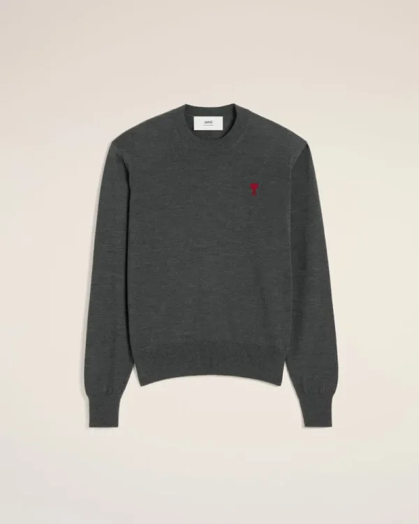 Cheap Red Ami de Coeur Crew Neck Sweater Sweaters & Cardigans | Ami De Coeur