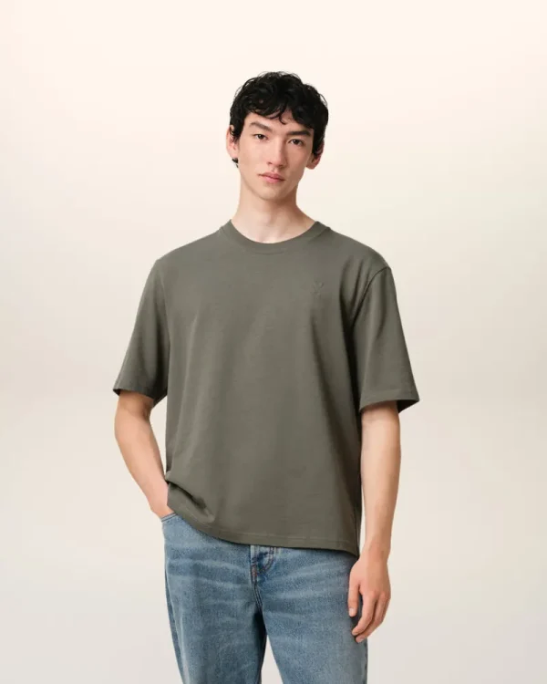 Best Taupe Cotton Tonal Ami de Coeur T-Shirt Women T-shirts & Polos | Ami De Coeur