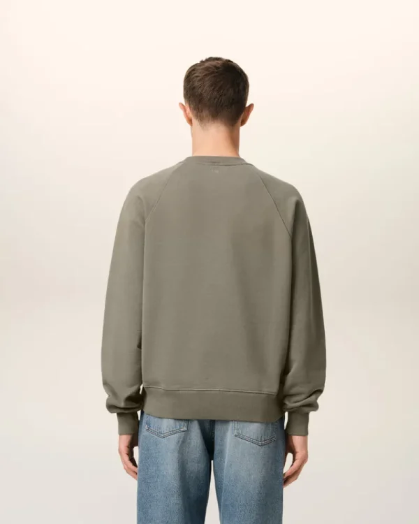 Best Taupe Cotton Tonal Ami de Coeur Sweatshirt Women Sweatshirts & Hoodies | Ami De Coeur