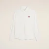 Hot White Cotton Button-Down Ami de Coeur Shirt Women Shirts | Ami De Coeur