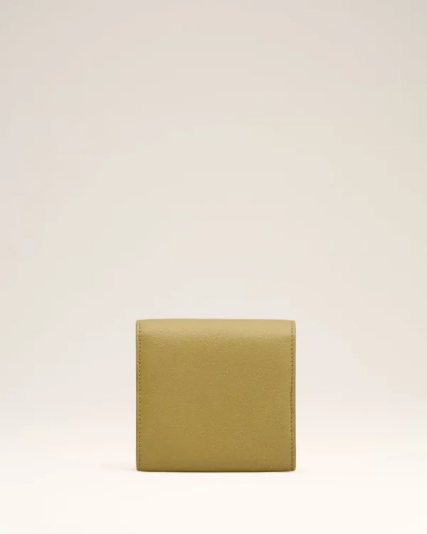 Discount Yellow Leather Paris Paris Compact Wallet Women Wallets | Small Leather Goods